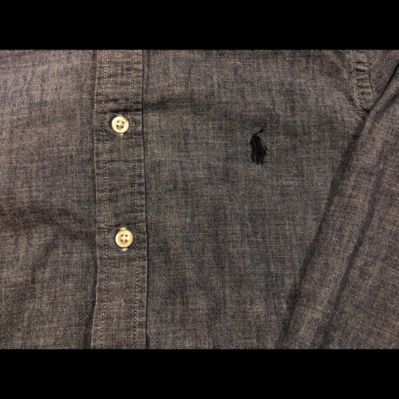 Excellent Condition Ralph Lauren Chambray Shirt - Picture 3 of 5